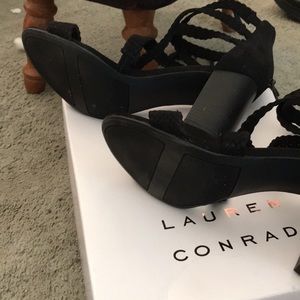 Lauren Conrad black heels size 10